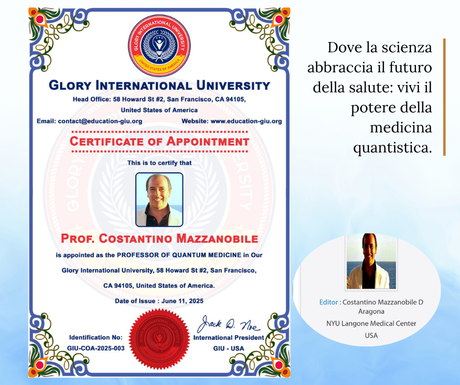 Il Prof. Mazzanobile: Pioniere della Medicina Quantistica